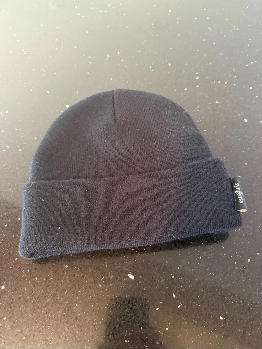 Golden Harvest Black Knit Beanie